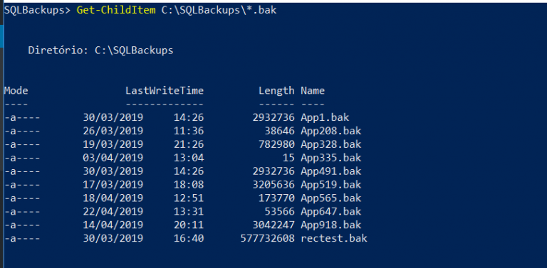 DBA Shell 2: Obtendo mais informações sobre arquivos | The SQL Times